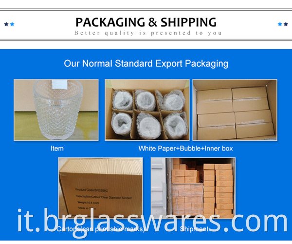 goblet glass cup normal packing